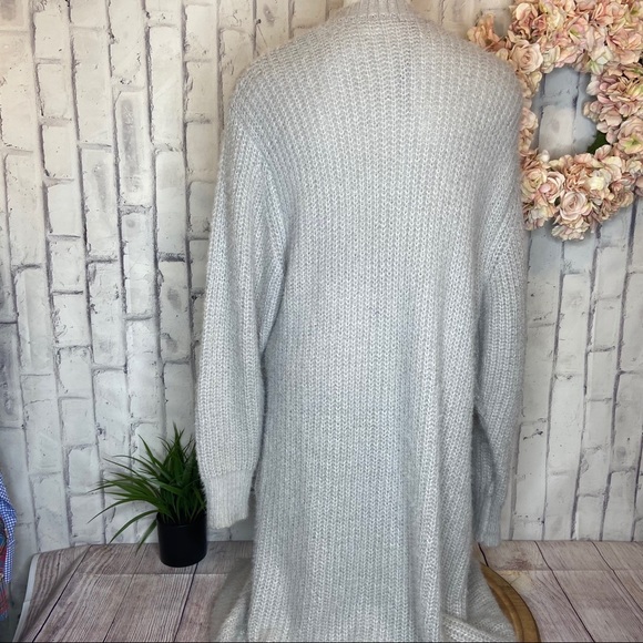 NWOT 21 Main gray soft duster cardigan Large - Picture 8 of 11